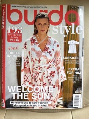 Burda Style Magazine July 2026 Brigitte Bardot Oriental Prints
